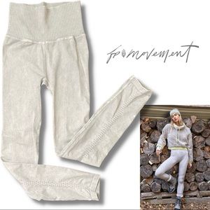 XS/S [FLAWED] Ice Grey Good Karma Free People FP Movement Leggings
